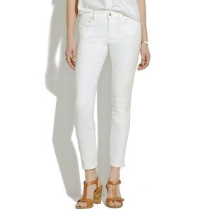 NWT Madewell Skinny Off-white Jeans